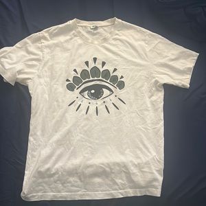 Kenzo White Eye T-Shirt Size XL